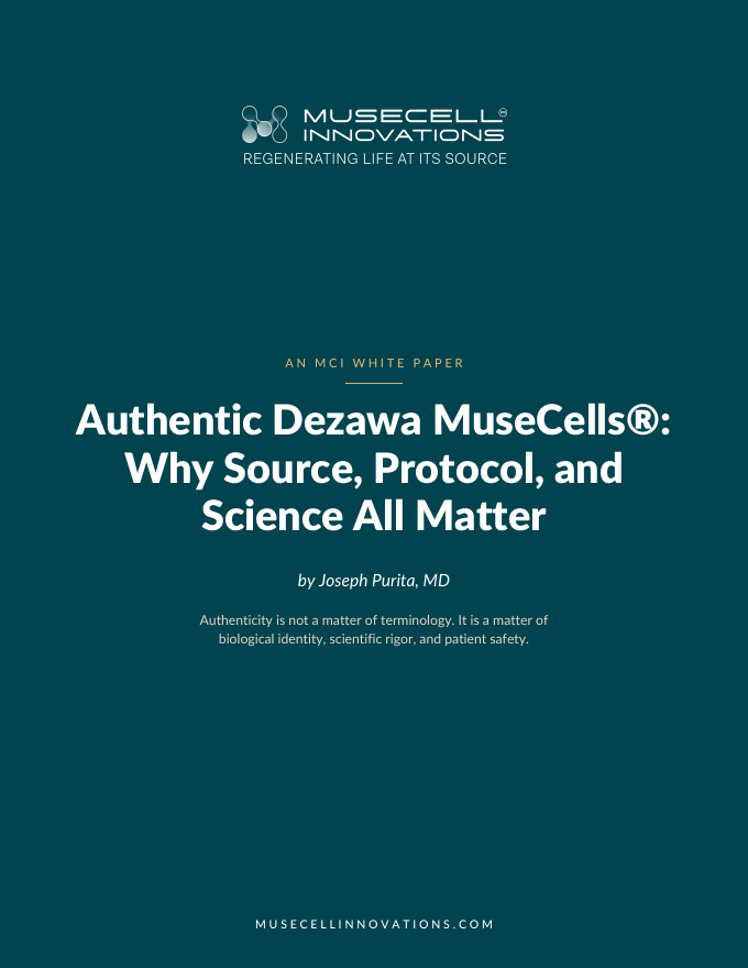 Authentic Dezawa MuseCells® whitepaper cover