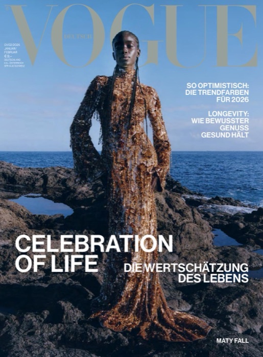 Vogue Germany January/February 2026 cover — Celebration of Life
